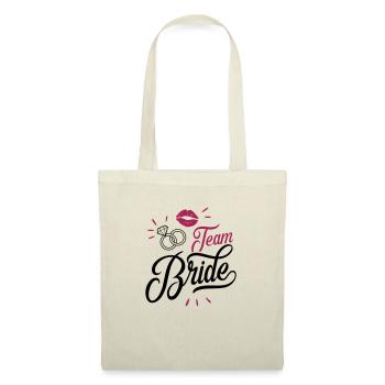 bride team - Stoffbeutel - Natur - Vorne