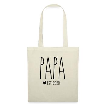 PAPA EST2020 - Stoffbeutel - Natur - Vorne
