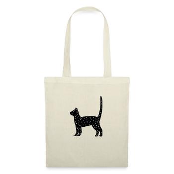 Himmlische Katze - Stoffbeutel - Natur - Vorne