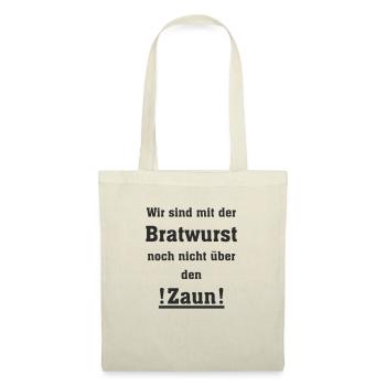 Spruch Bratwurst - Stoffbeutel - Natur - Vorne
