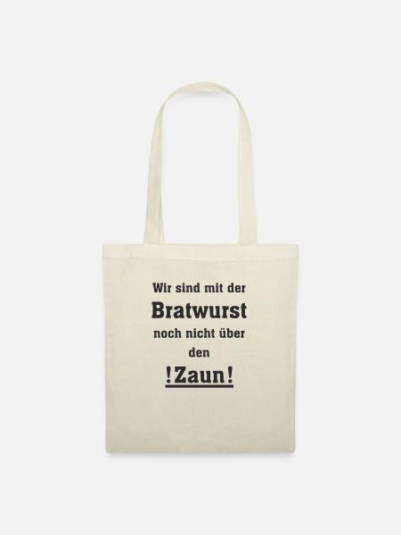 Spruch Bratwurst - Stoffbeutel - Natur