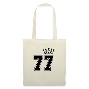 77 krone - Stoffbeutel - Natur - Vorne