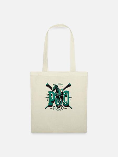 Designer Polo T-Shirt: Sei modisch & schick! - Stoffbeutel - Natur