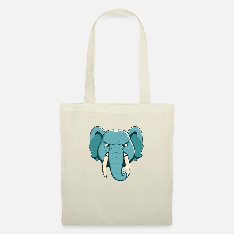Elefant - Stoffbeutel - Natur