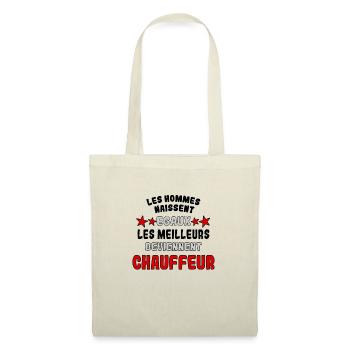 Les Meilleurs deviennent Chauffeur - Sac en tissu - nature - Devant
