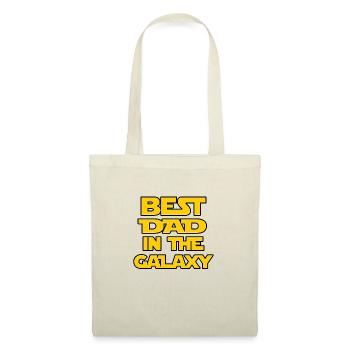 Bester Vater der Galaxie - Stoffbeutel - Natur - Vorne