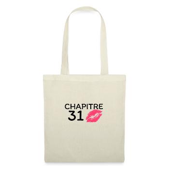 Chapitre 31 ans joyeux anniversaire - Sac en tissu - nature - Devant