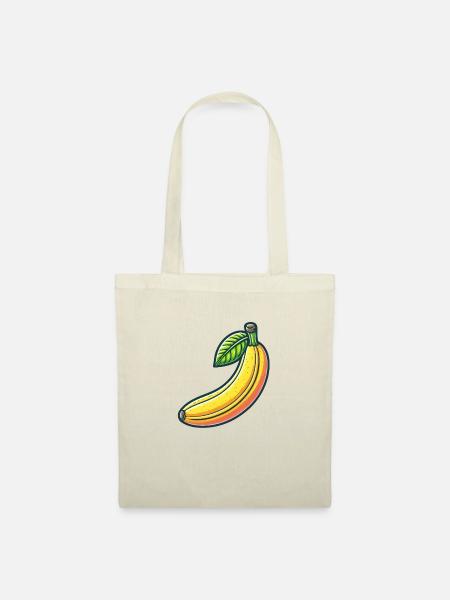 Frische Banane - Stoffbeutel - Natur