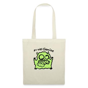 trop de légumes - Sac en tissu - nature - Devant