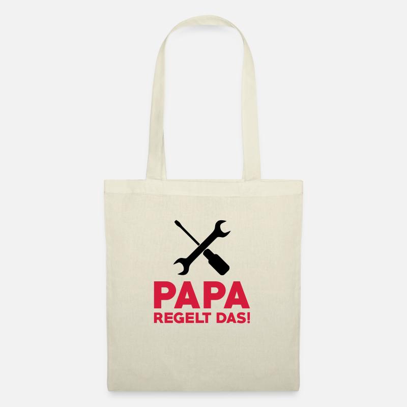 Papa regelt das - Stoffbeutel - Natur