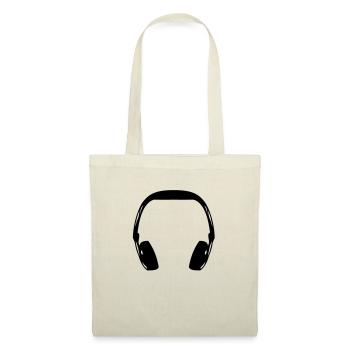 headphone - Stoffbeutel - Natur - Vorne
