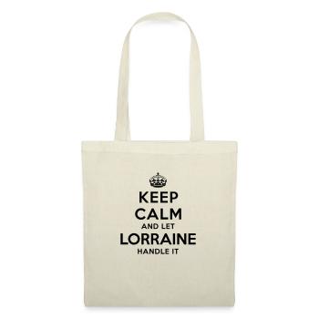 keep calm and let lorraine handle it - Tote Bag - nature - Front