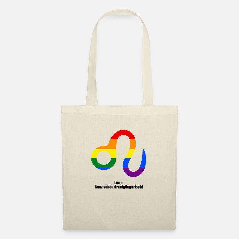 Sternzeichen Löwe Pride Design - Stoffbeutel - Natur