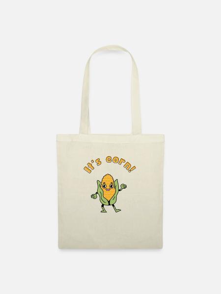 It's corn - ein cornstatisches Design - Stoffbeutel - Natur