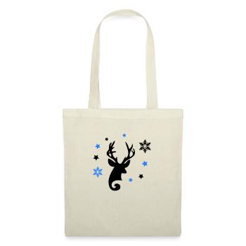 Étoiles de cerf - Sac en tissu - nature - Devant
