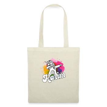 KARIM - Beautiful Boy Name with Cool Unicorn - Tote Bag - nature - Front
