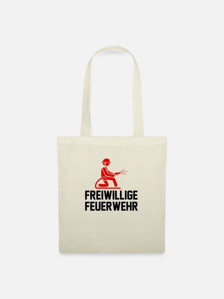 feuerwehr freiwillige - Stoffbeutel - Natur