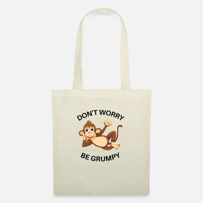 Don't Worry Be Grumpy - Tote Bag - nature