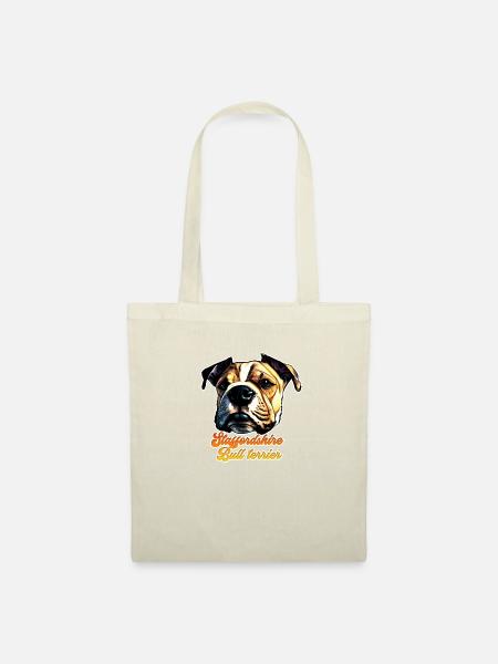 Staffordshire Bullterrier - Stoffbeutel - Natur