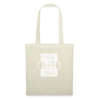 It Doesn't Get Easier You Just Get Stronger Gym - Tote Bag - nature - Front