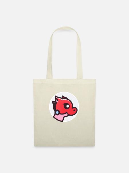 Chiffre Roter Drache - Stoffbeutel - Natur