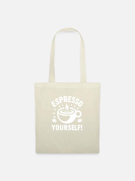 Espresso selber machen! - Stoffbeutel - Natur