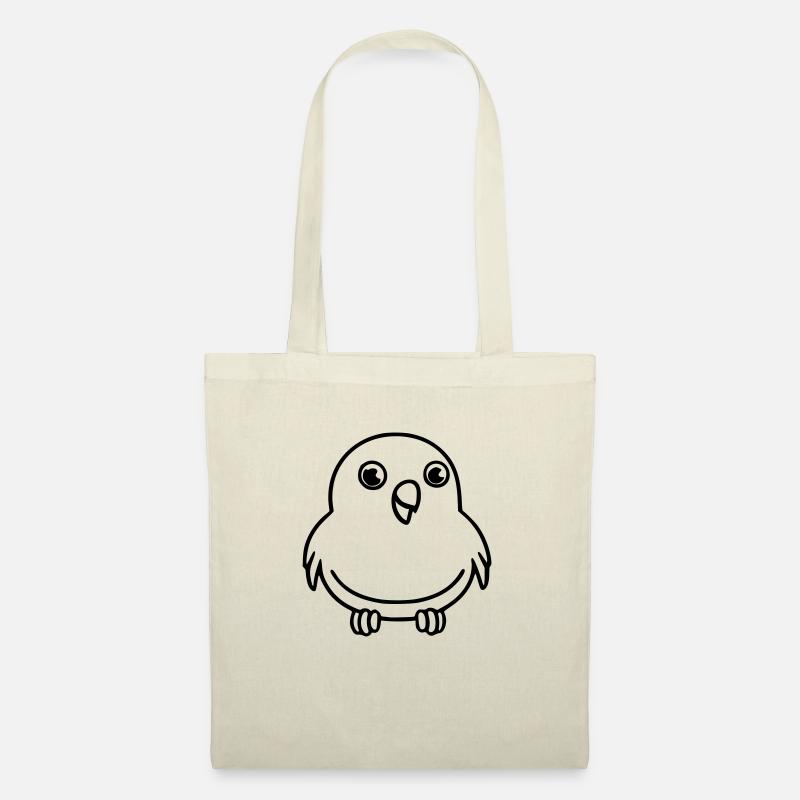 Chubby canary as vector illustration - Tote Bag - nature