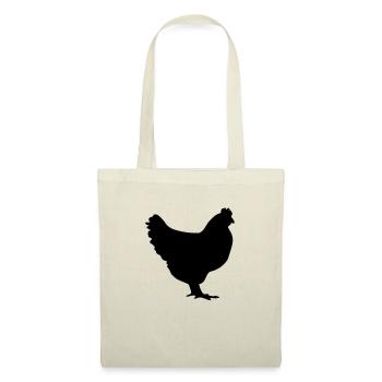 poulet - Sac en tissu - nature - Devant