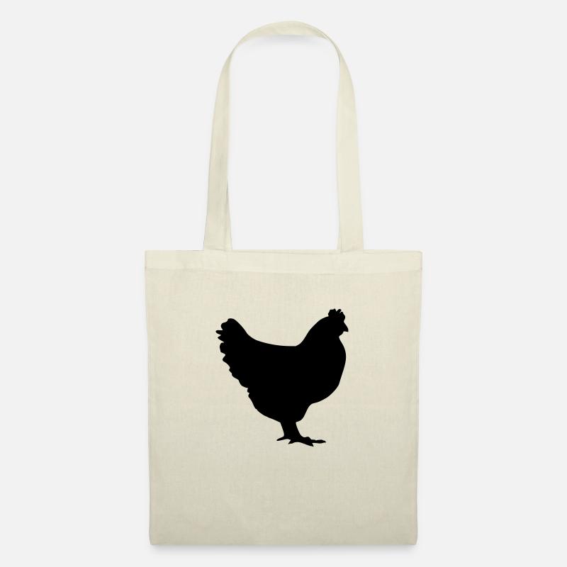 huhn - Stoffbeutel - Natur