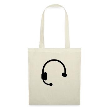 Headset headphones - Tote Bag - nature - Front