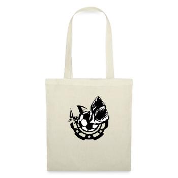 football football shark logo drawing club - Tote Bag - nature - Front