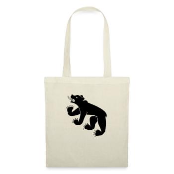 dessin d'un ours symbole drapeau de Berne Suisse - Sac en tissu - nature - Devant
