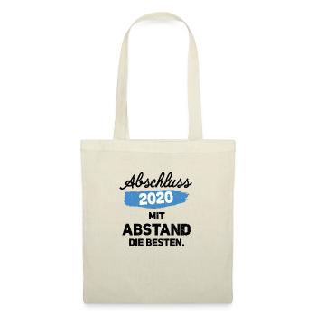 Abschluss 2020 Wir sind mit Abstand die Besten - Stoffbeutel - Natur - Vorne