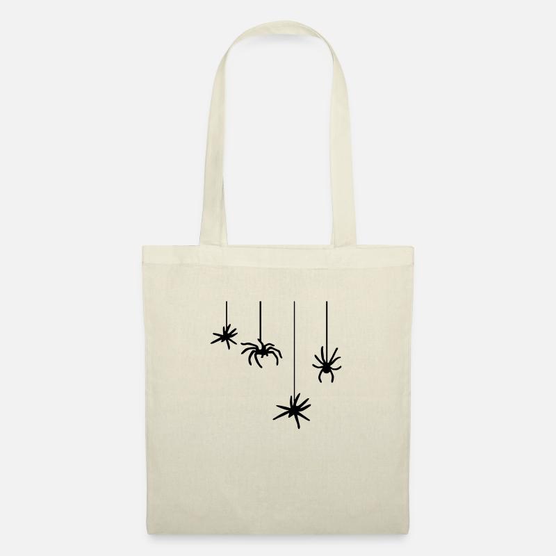 Halloween spieders - Stoffbeutel - Natur