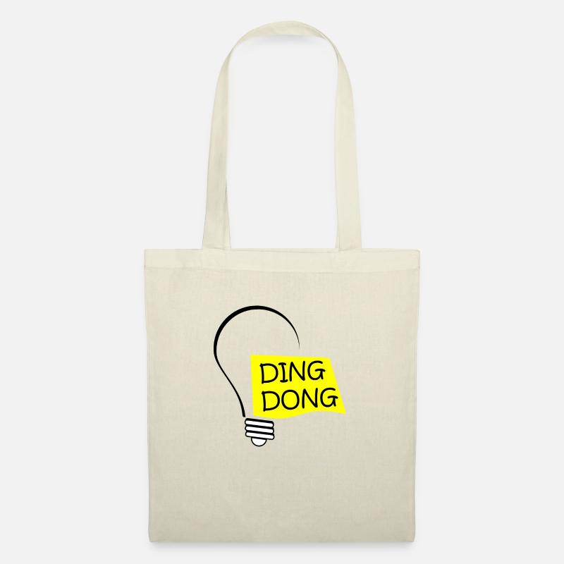 Ding Dong - Stoffbeutel - Natur