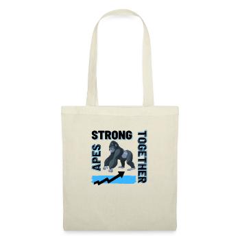 Apes Strong Together - Stoffbeutel - Natur - Vorne