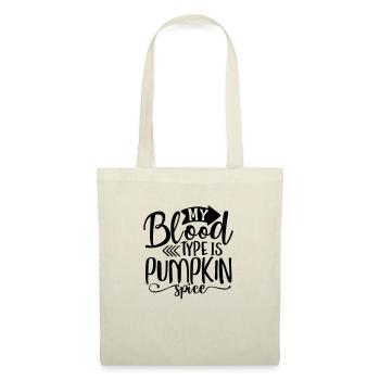 My blood type is pumpkin spice 01 - Tote Bag - nature - Front