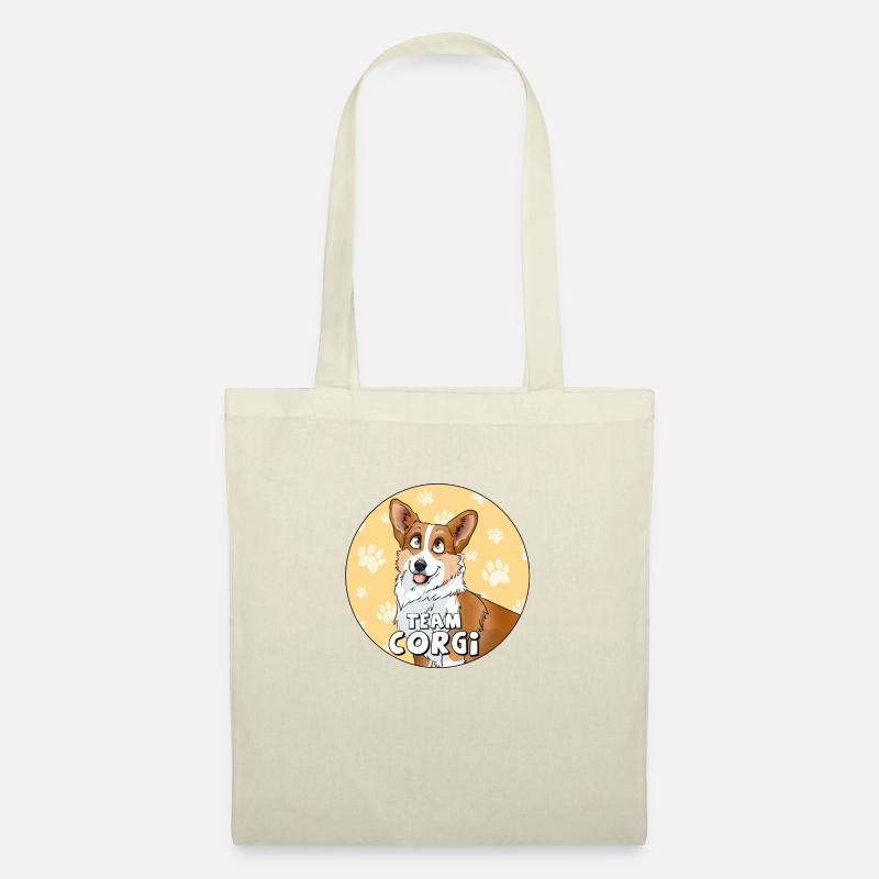 team corgi - Sac en tissu - nature