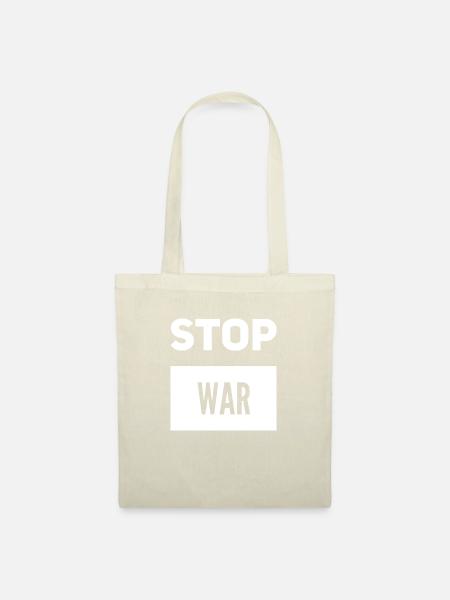 Stop War - Stoffbeutel - Natur