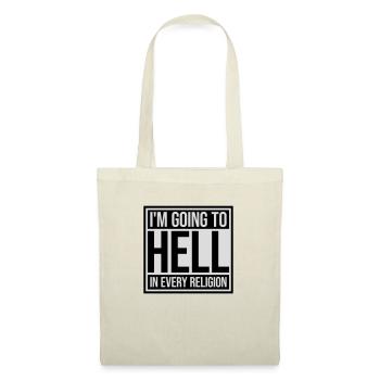 En allant en enfer - Sac en tissu - nature - Devant