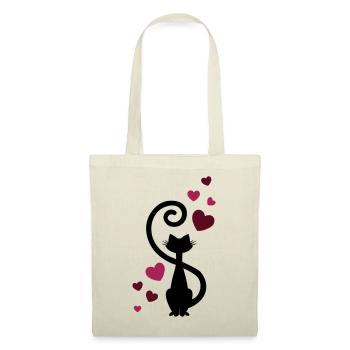 Cat Love In Love - cat in love - gift idea - Tote Bag - nature - Front