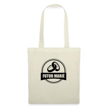 Futur marié - Sac en tissu - nature - Devant