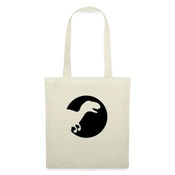 dino_rex_logo_f1 - Sac en tissu - nature - Devant