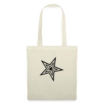 star - Sac en tissu - nature - Devant