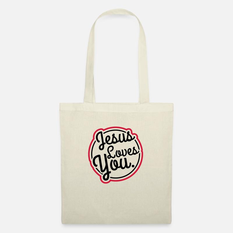jesus_loves_you_gu2 - Stoffbeutel - Natur