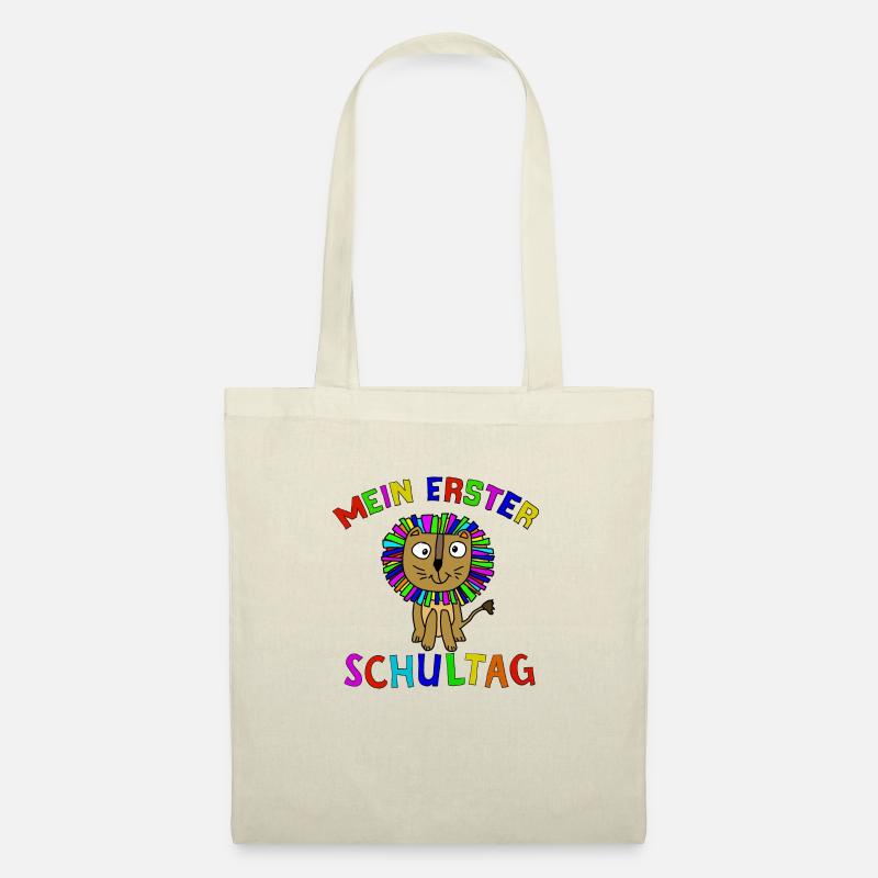 1. Schultag - Stoffbeutel - Natur