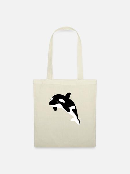 Orca / Killer Wal - Stoffbeutel - Natur