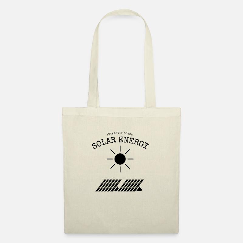 Solar Energy Authentic Power - Stoffbeutel - Natur