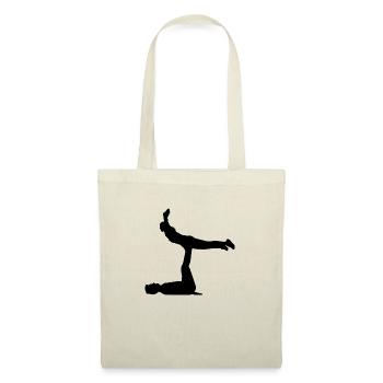 AcroYoga - Frontbird - Stoffbeutel - Natur - Vorne