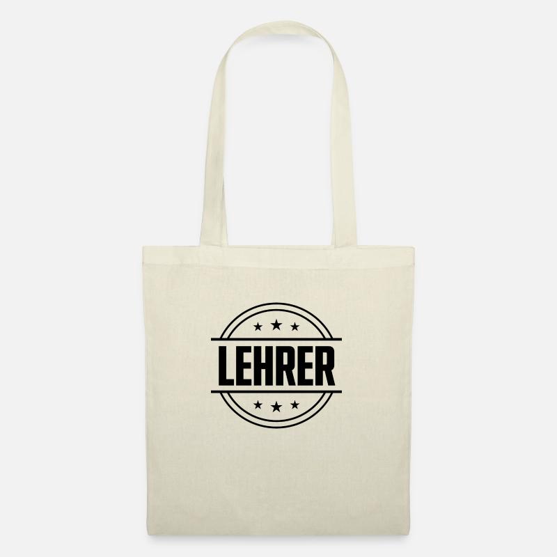 Lehrer Beruf - Stoffbeutel - Natur